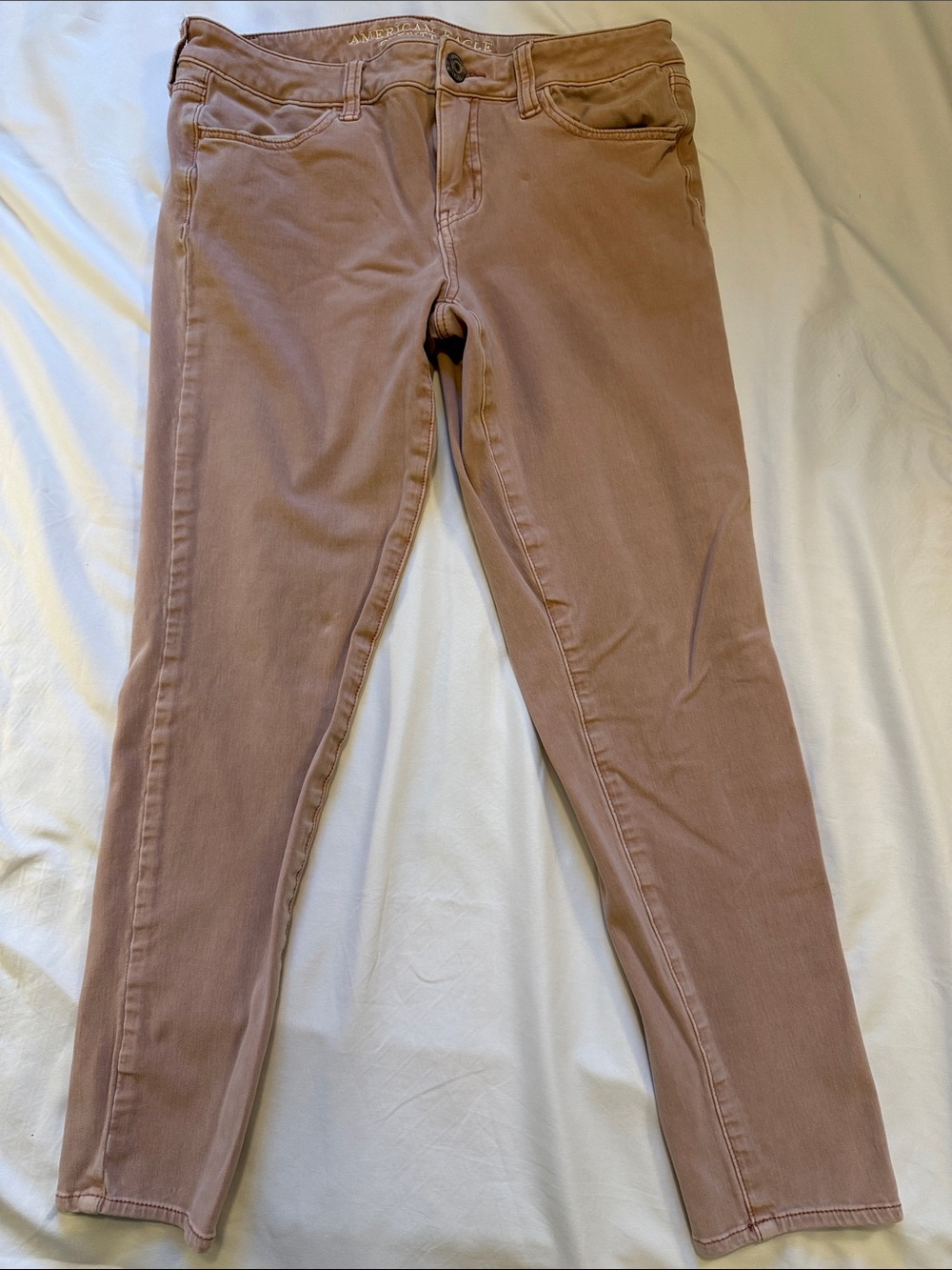 American Eagle Outfitters Blush Pink Skinny Jeans